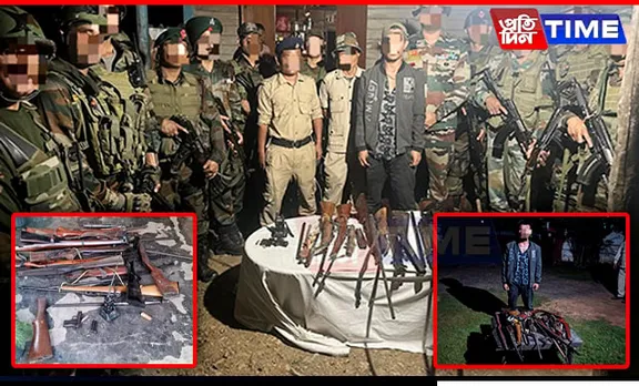 Assam Rifles Recovers Arms and Ammunition in Nagaland